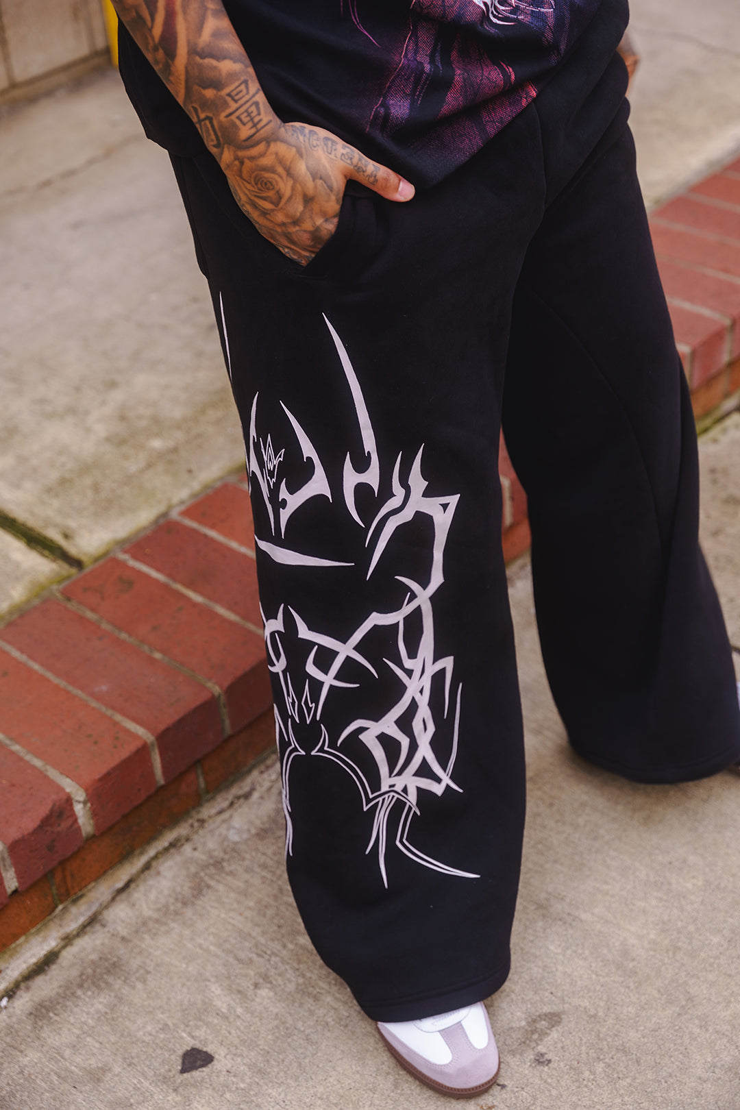'DISMANTLE' Wide Sweatpants
