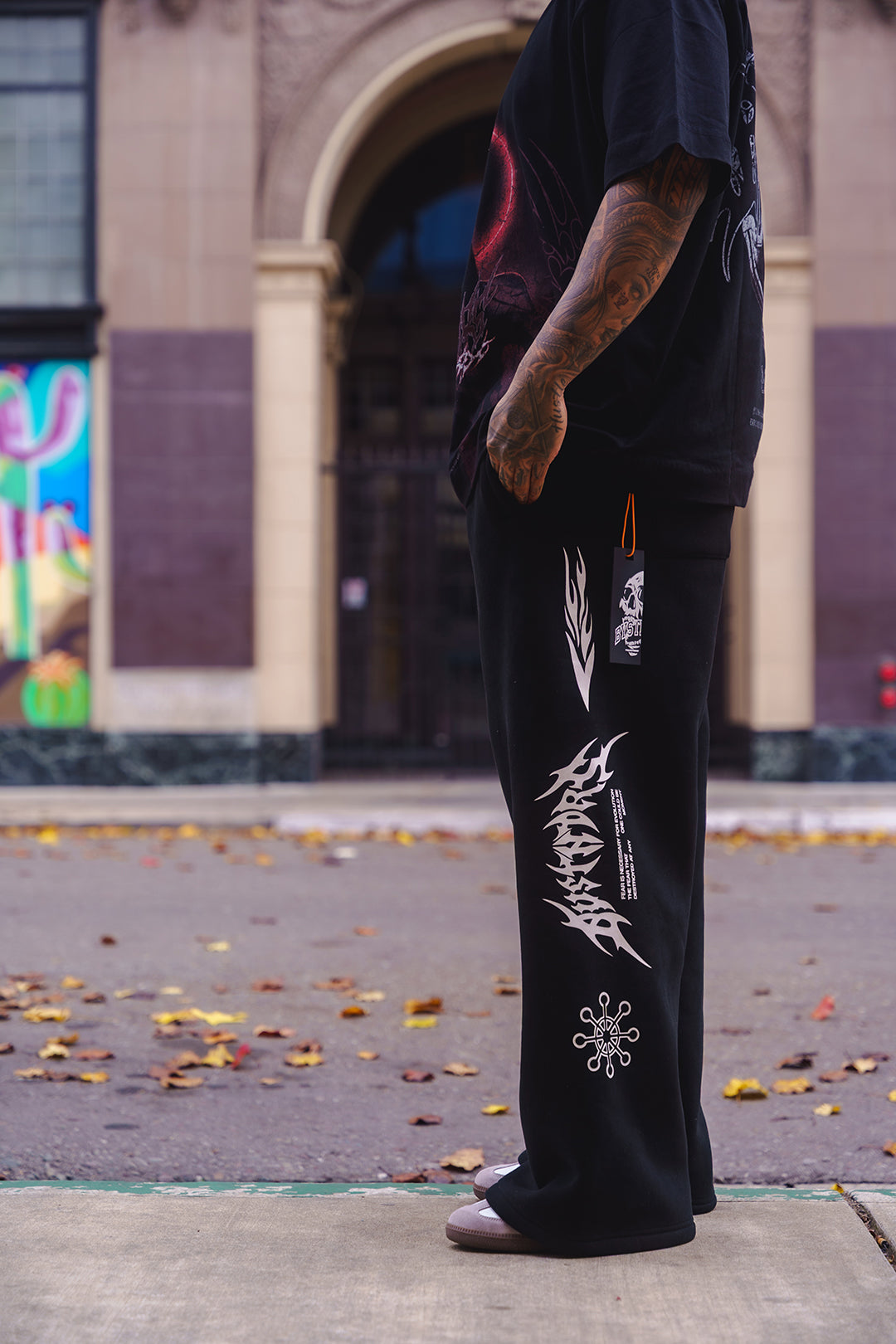 'DISMANTLE' Wide Sweatpants