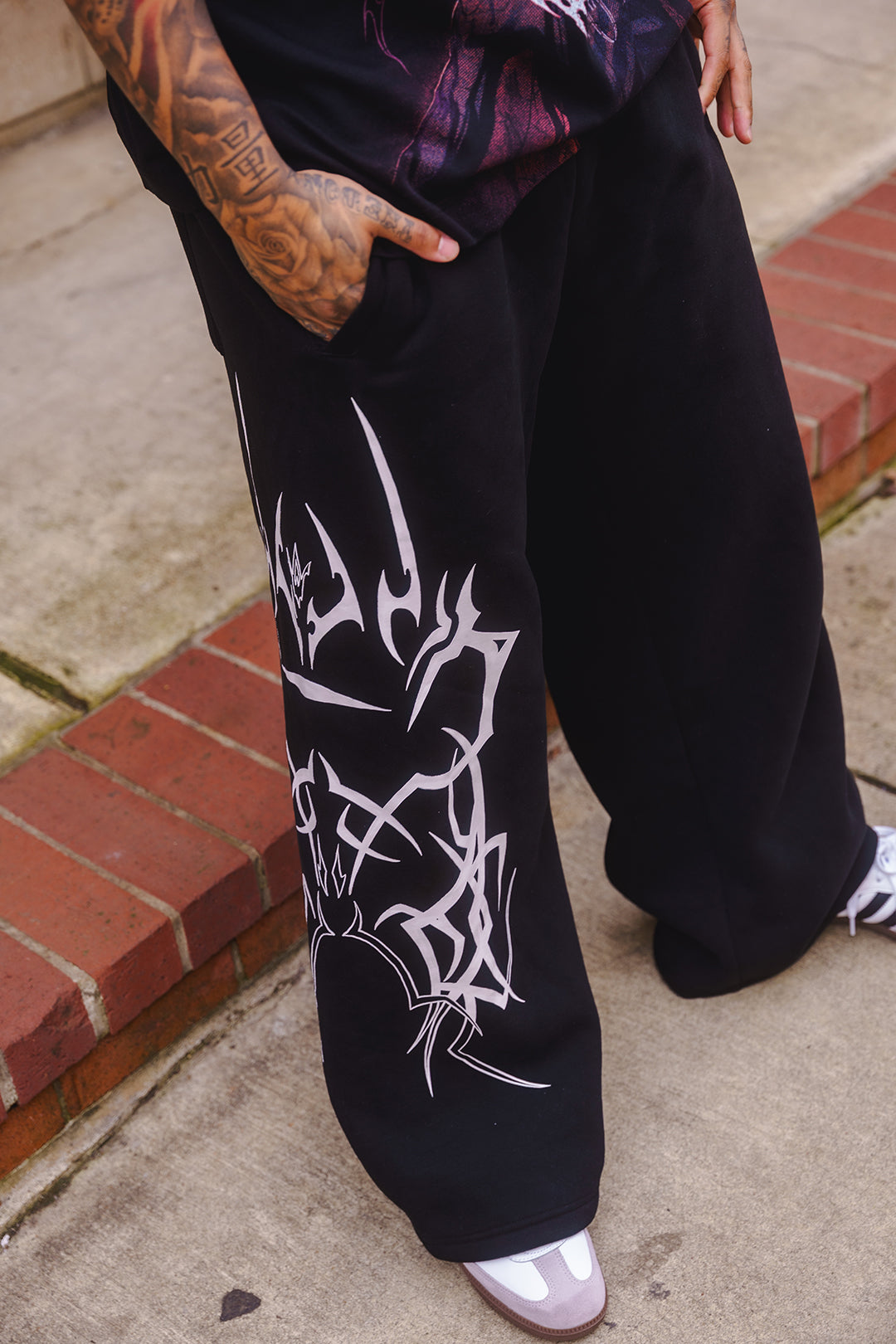 'DISMANTLE' Wide Sweatpants