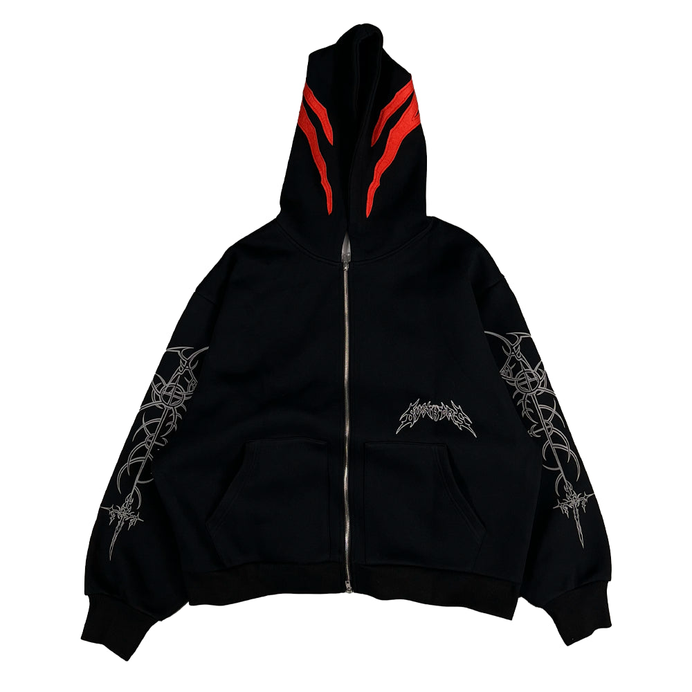 Wrathful Zip-Up (Black)